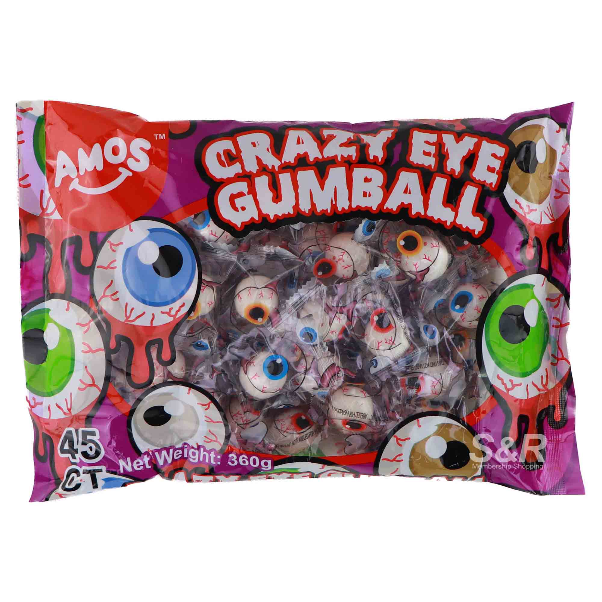 Amos Crazy Eye Gumball 360g Amos Crazy Eye Gumball 360g